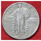 1927 D Standing Liberty Silver Quarter
