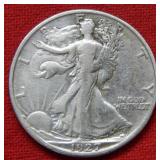 1927 S Walking Liberty Silver Half Dollar