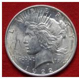 1922 D Peace Silver Dollar