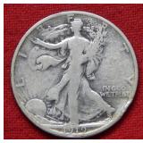 1919 S Walking Liberty Silver Half Dollar