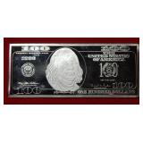 4 oz .999 Silver Bar - 1998