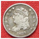 1834 Bust Half Dime