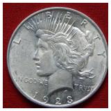 1923 D Peace Silver Dollar Coin
