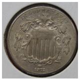 1872 Shield Nickel