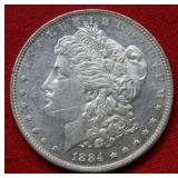 1884 Morgan Silver Dollar