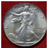 1946 Walking Liberty Silver Half Dollar