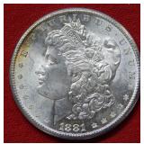 1881 S Morgan Silver Dollar
