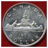1954 Canada Dollar