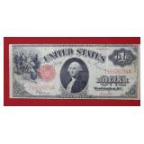 1917 $1 United States Note - Red Seal
