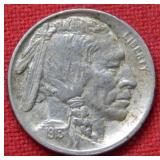 1913 S Buffalo Nickel - Type II