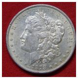 1878 Morgan Silver Dollar 8 Tail Feathers