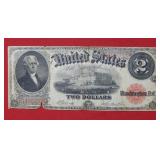 1917 $2 US Legal Tender - Currency