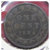1884 Canada Large Penny