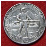 1925 Fort Vancouver Rare Commemorative Half