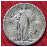 1919 S Standing Liberty Silver Quarter