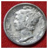 1920 S Mercury Silver Dime
