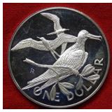 1974 $1 British Virgin Islands Sterling Silver