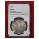 1903 Morgan Silver Dollar NGC MS62