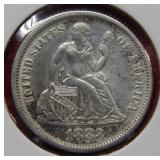 1883 Seated Liberty Dime