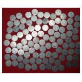 100 -1920s and 1930s Canadian Nickels
