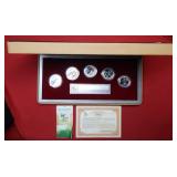 2010 China Expo 5 pc Coin Set - .999 Silver - COA
