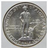 1925 Lexington Silver Commemorative Half Dollar