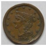 1856 Half Cent - Braided Hair