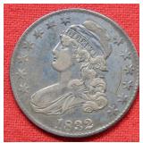 1832 Capped Bust Silver Half Dollar Coin