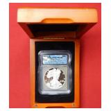 2007 W Silver Eagle ICG PR70 DCAM First Strike
