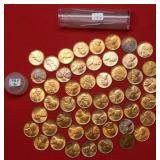 Roll of 1963 Lincoln Cents