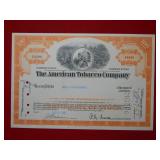 The American Tobacco Company Stock Certificate