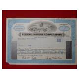 General Motors Stock Certificate