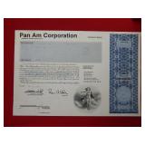 Pan Am Stock Certificate
