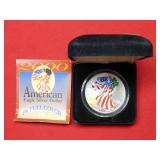 2000 Colorized Silver Eagle Coin - 1 oz