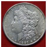 1897 O Morgan Silver Dollar