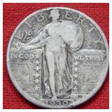 1930 Standing Liberty Silver Quarter