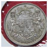 1946 Canada Silver Half Dollar