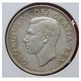 1951 Canada Silver Half Dollar