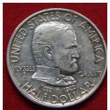 1925 Grant Commemorative Silver Half Dollar Coin