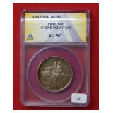 1925 Stone Mountain Comm Half ANACS AU50