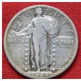 1924 Standing Liberty Silver Quarter