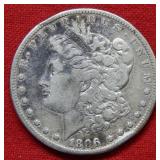 1896 S Morgan Silver Dollar