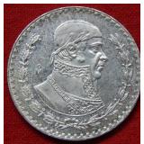 1958 Mexico Silver Peso
