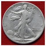 1920 D Walking Liberty Silver Half