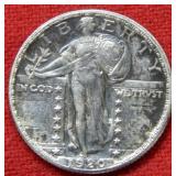 1920 S Standing Liberty Silver Quarter