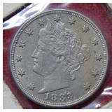 1883 Liberty Head Nickel - No Cents