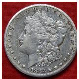1883 CC Morgan Silver Dollar Coin