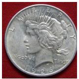 1926 D Peace Silver Dollar Coin