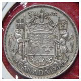 1944 Canada Silver Half Dollar