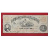 1862 $1 Virginia Treasury Note #24153